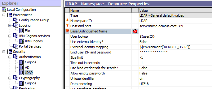 change text encoding in cognos pdf reports